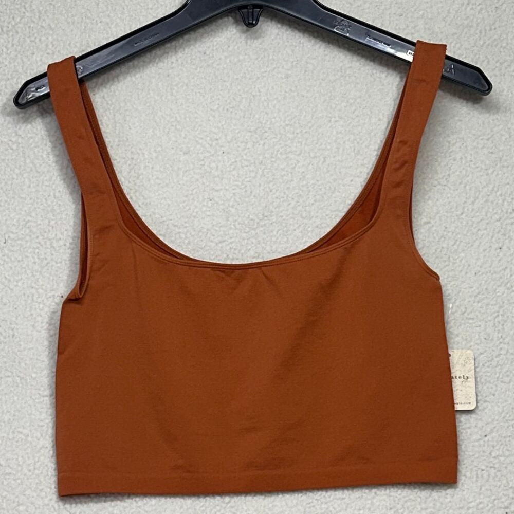 Free People Intimately Rust Seamless Bralette M/L NWT - Picture 3 of 7